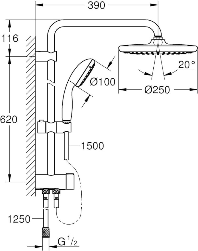 Grohe 250 Flex