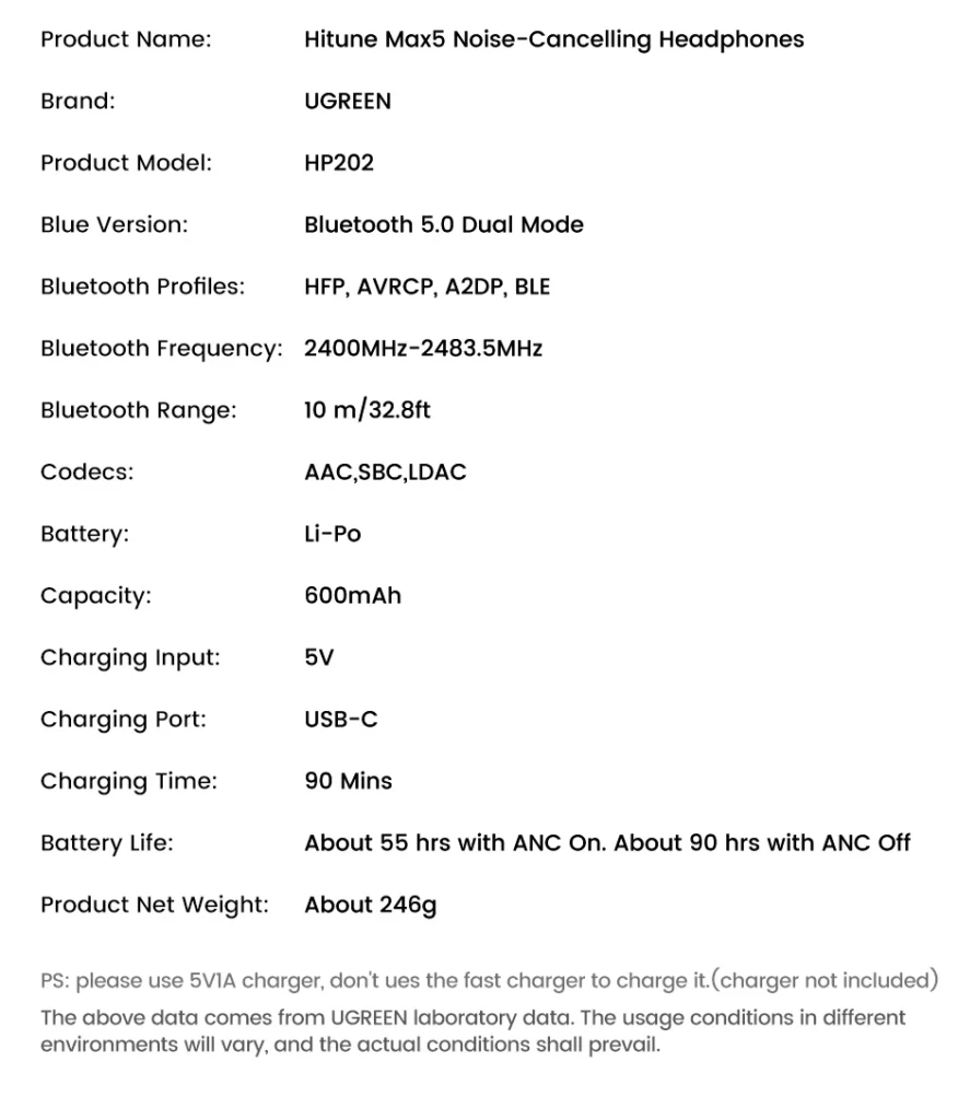 Ugreen HiTune Max5