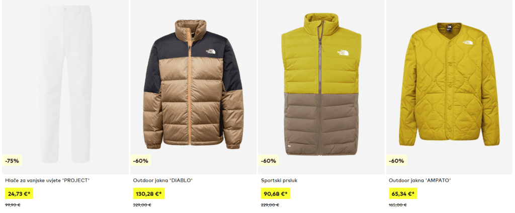 NorthFace outlet