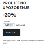 (ecipele) kod za popust od 20%